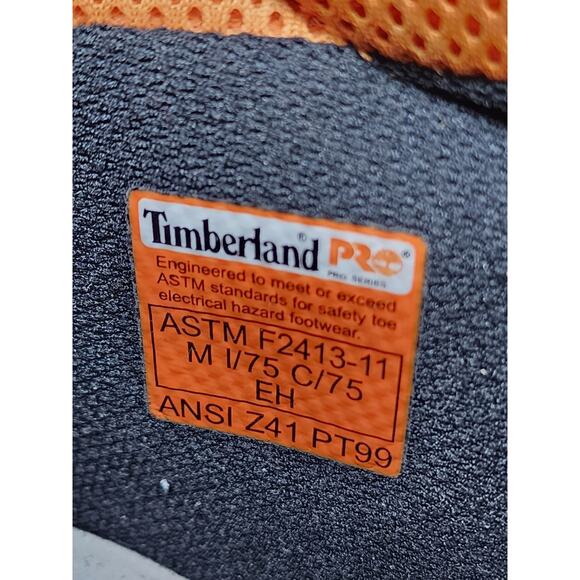 Timberland Pro Boots Mens Size 11.5 M Titan Alloy Toe Work Dark Mocha Leather main image 14